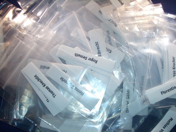 instrijk labels / naamlabels / uniform etiketten